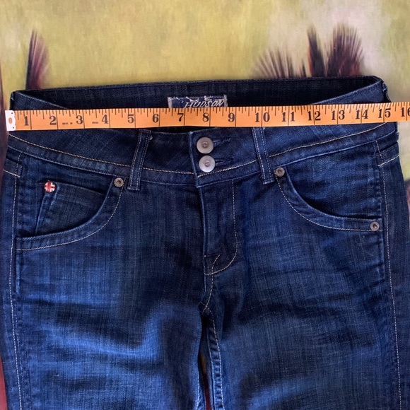 HUDSON Bootcut  Jeans Dark Wash Blue Size 26 - Picture 4 of 12